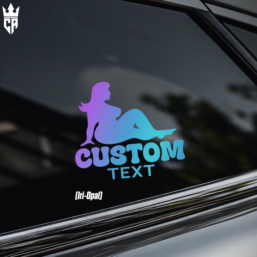 Custom Thick Girl Car Window Sticker [die-cut Vinyl Decal] - Etsy