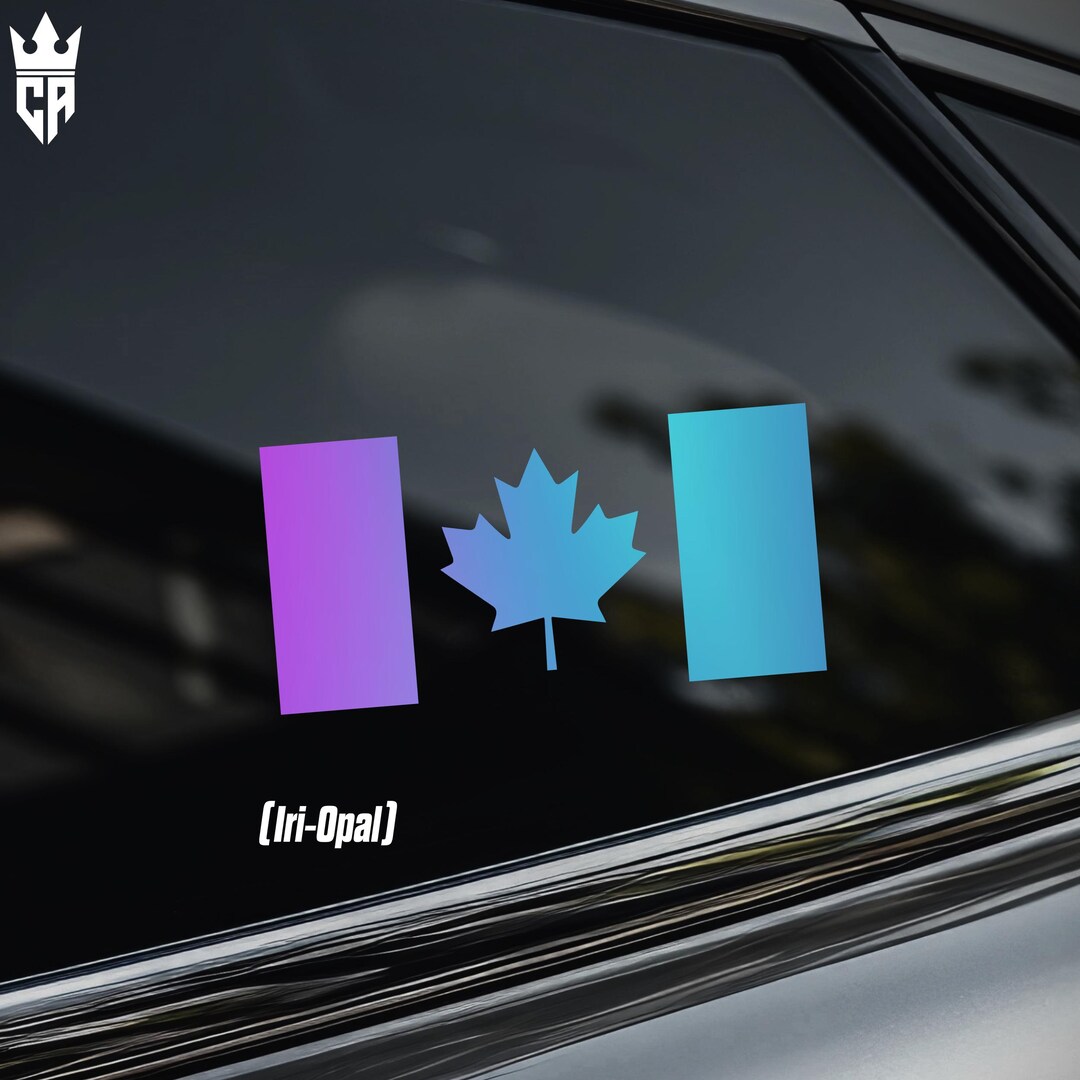 Canadian Flag Car Window Sticker [die-cut Vinyl Decal] - Etsy