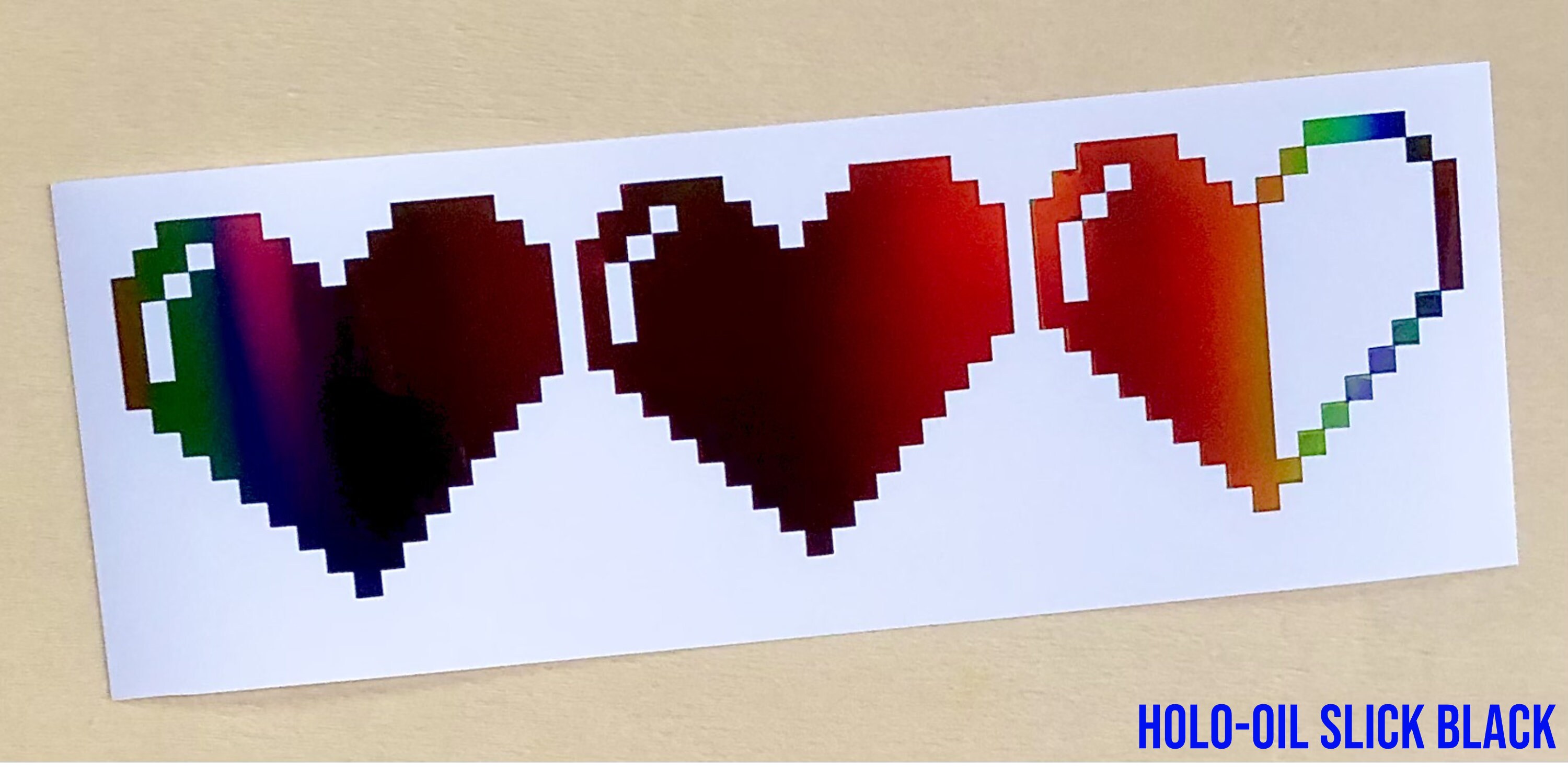 Video Game Health Hearts Sticker [die-cut Vinyl Decal] - Etsy