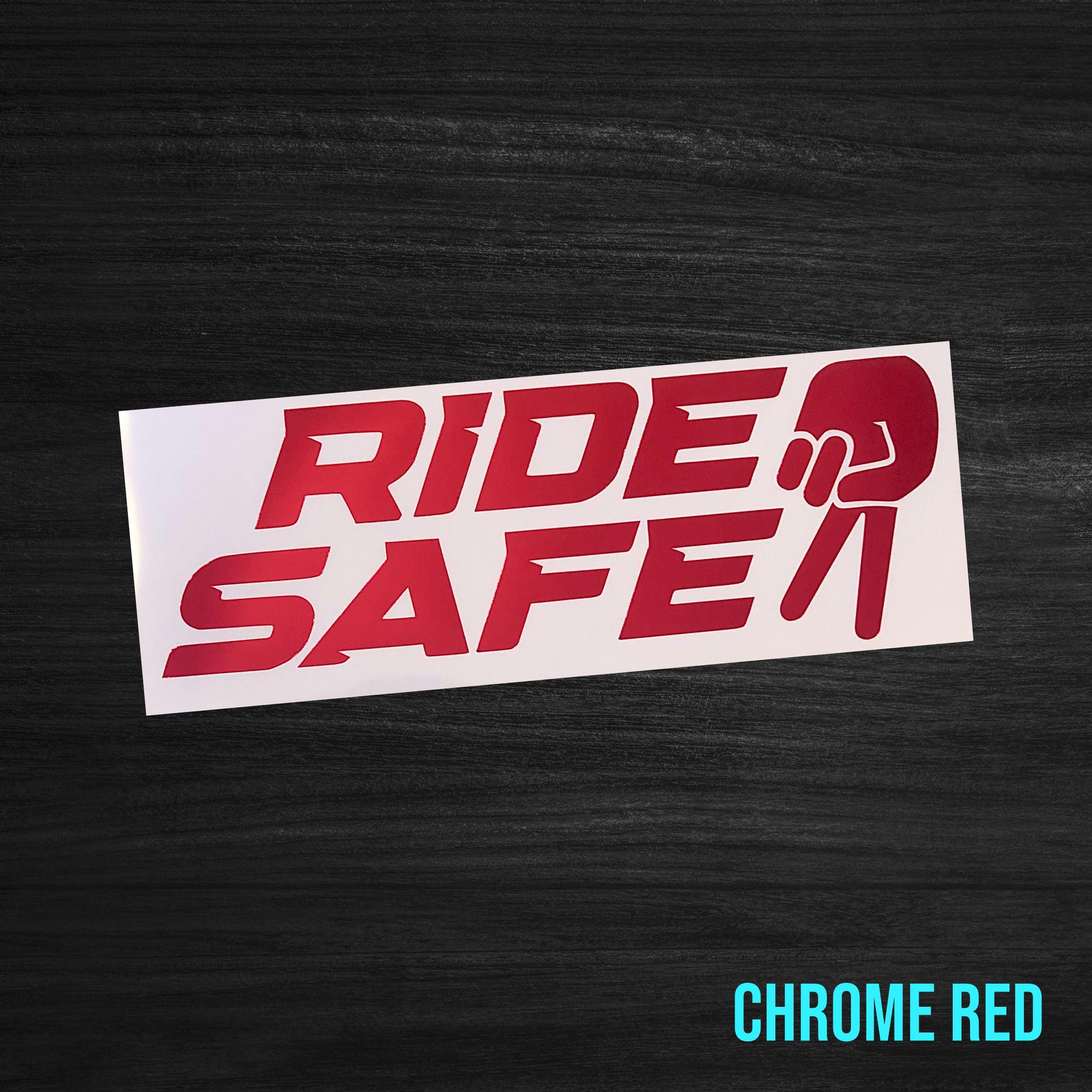 RIDE SAFE Sticker [die-cut Vinyl Decal] - Etsy