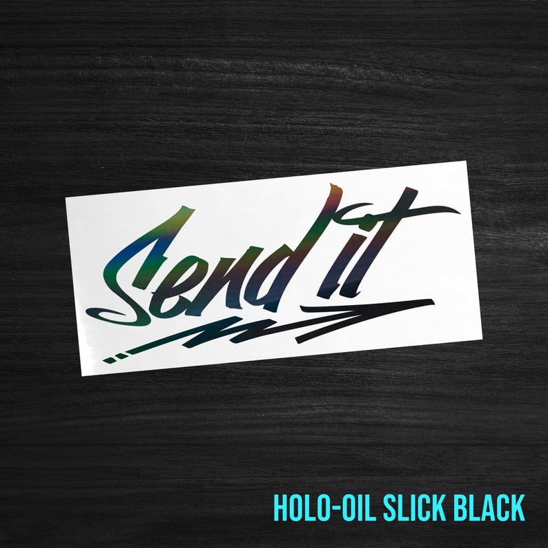 Send It Car Window Sticker [die-cut Vinyl Decal] - Etsy