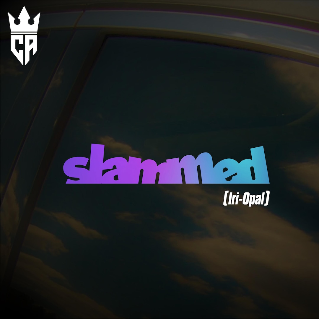 Slammed Car Window Sticker [die-cut Vinyl Decal] - Etsy
