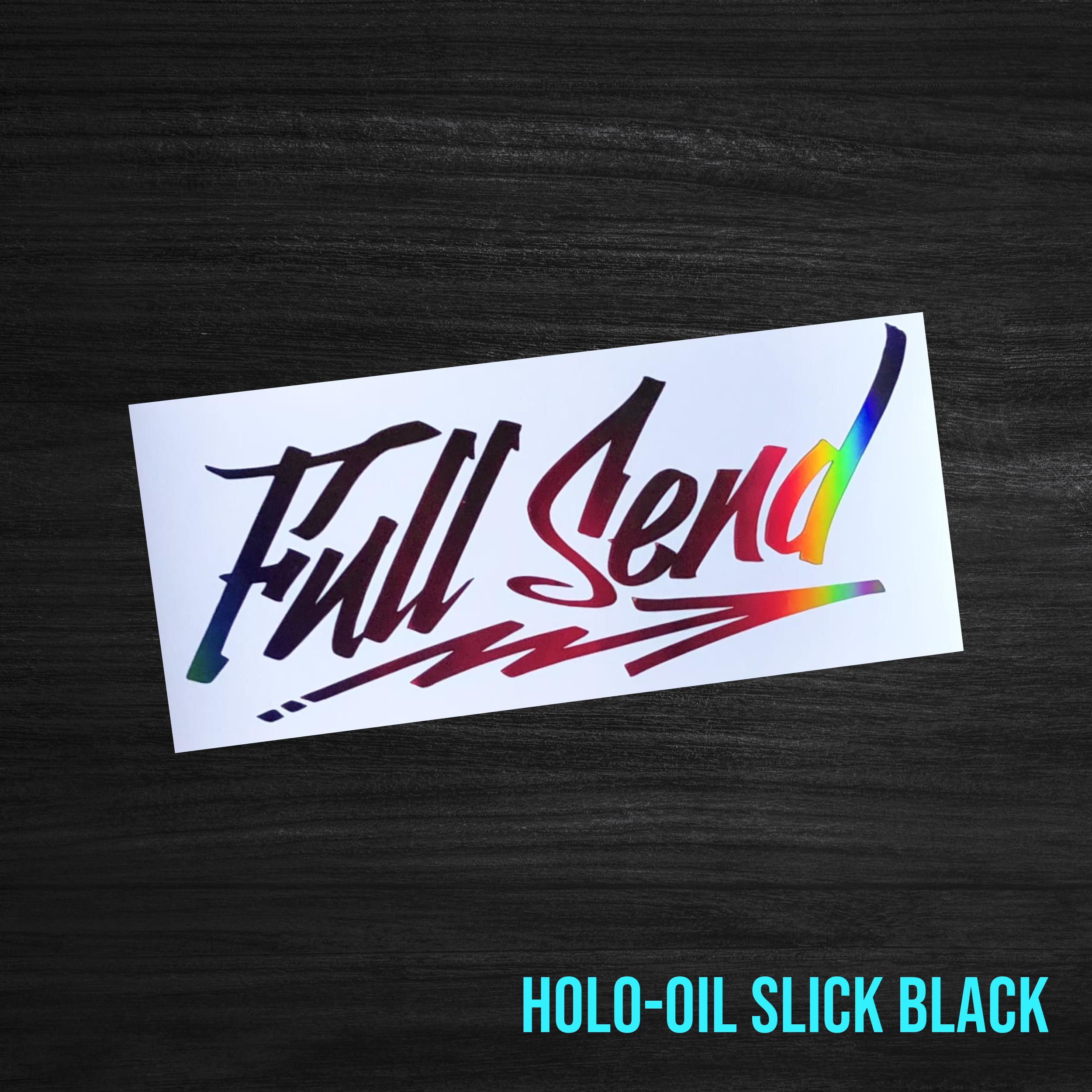 Full Send Car Window Sticker [die-cut Vinyl Decal] - Etsy
