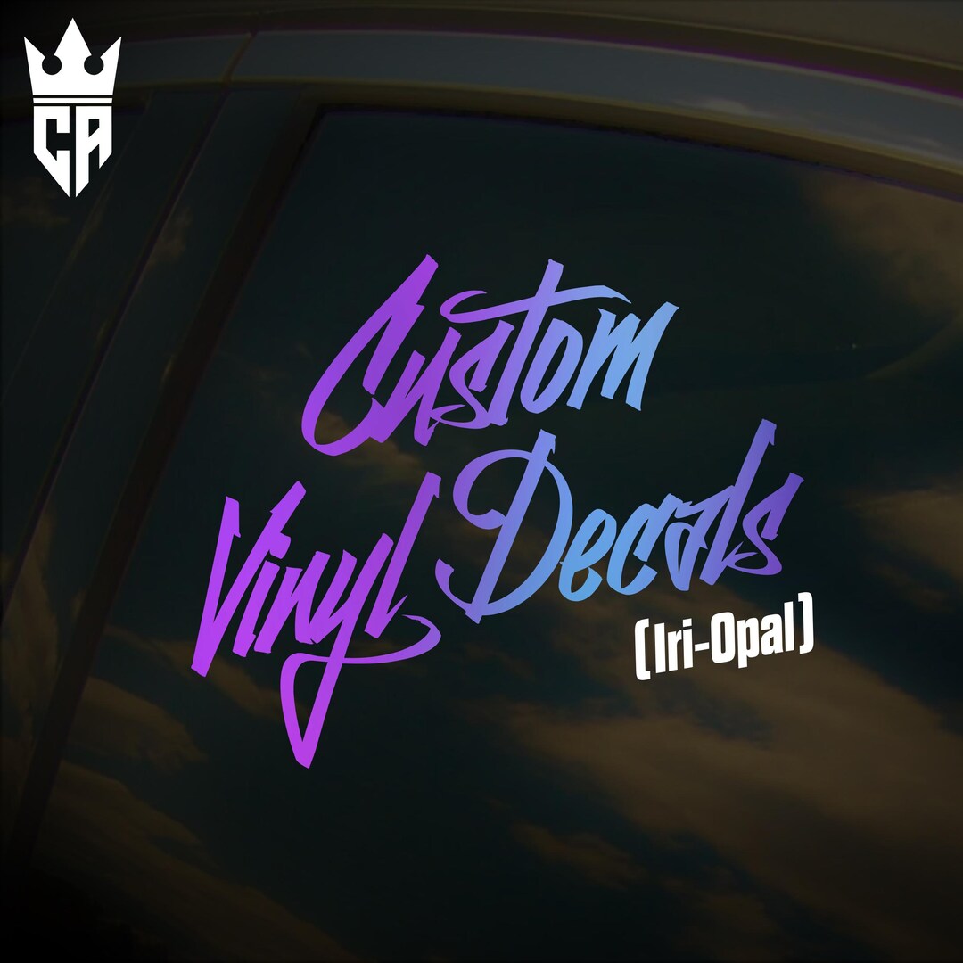 Custom Vinyl Sticker [die-cut Vinyl Decal] - Etsy Australia