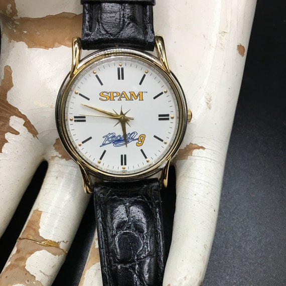 Vintage NASCAR Mens Watch Perry Ellis Spam Racing 9 Collectible Leather Band Original NASCAR Memorbilla Original Tag Never Worn Etsy