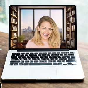 Zoom arrière-plan virtuel | Bureau à domicile | Professionnel | Toile de fond