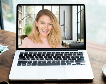 Zoom Fondo virtual / Librería / Oficina en el hogar / Profesional / Sala de estar / Telón de fondo / Espacio en el hogar