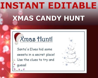 Búsqueda de dulces navideños: descarga, edición e impresión instantáneas