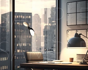 Zoom Fondo virtual / Librería / Oficina en el hogar / Profesional / Sala de estar / Telón de fondo / Espacio en el hogar