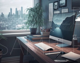 Zoom Fondo virtual / Oficina en casa / Profesional / Telón de fondo