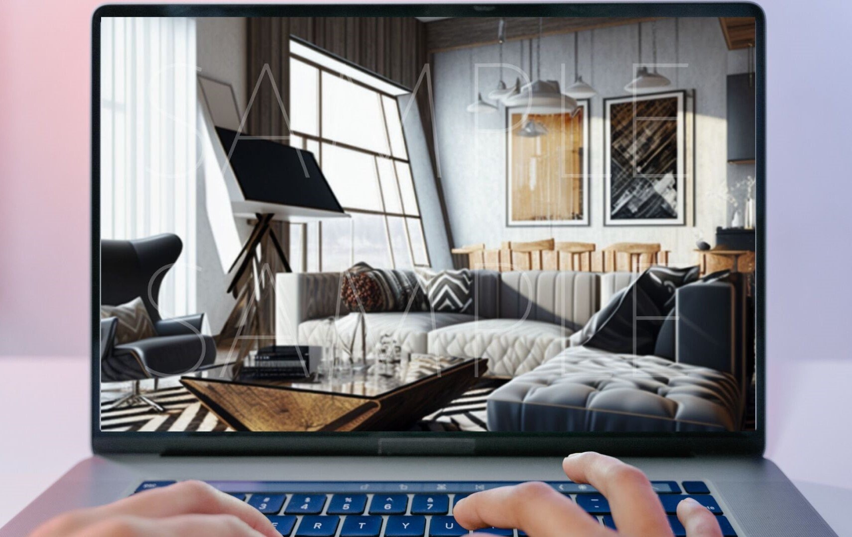 Zoom Virtual Background Home Office Professional Backdrop - Etsy