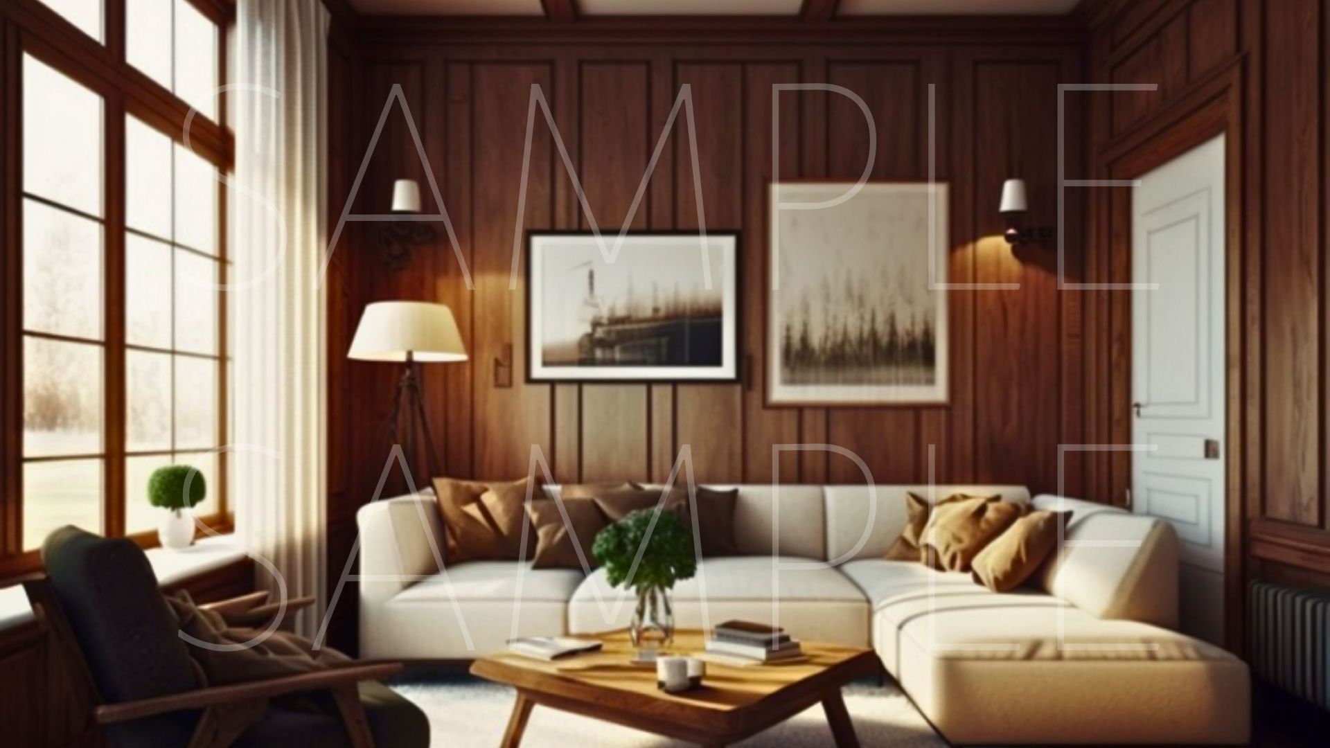 Zoom Virtual Background Home Office Professional Backdrop - Etsy