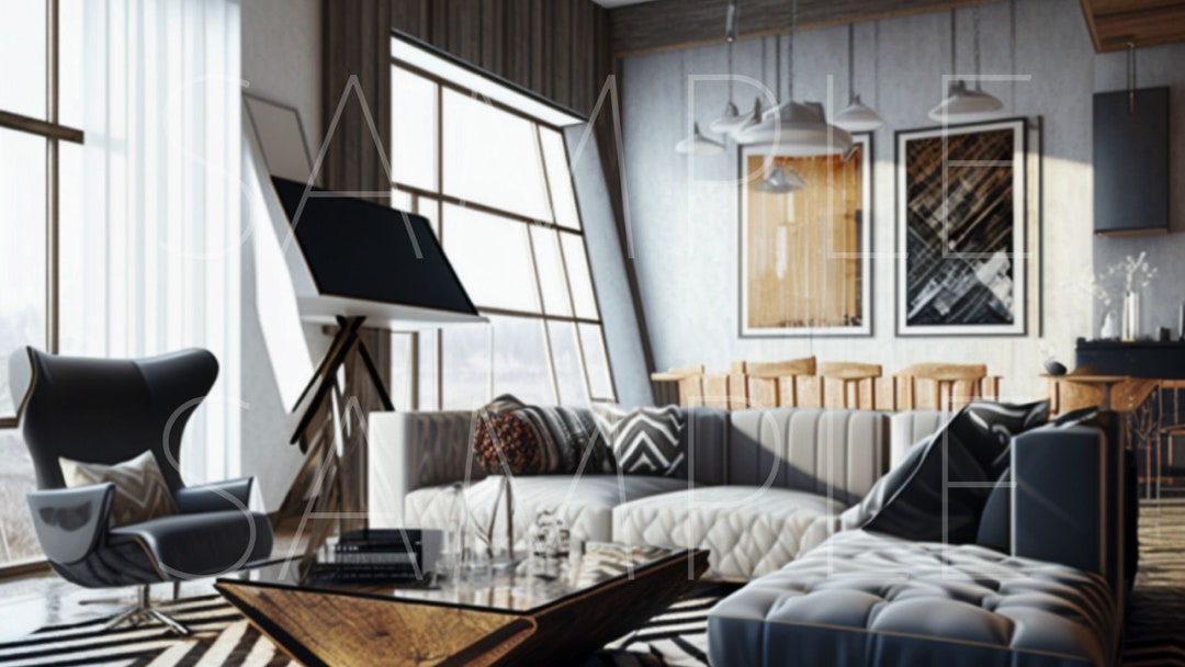 Zoom Virtual Background Home Office Professional Backdrop - Etsy