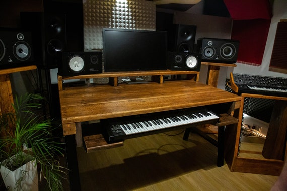 Desk with roll out cheap keyboard