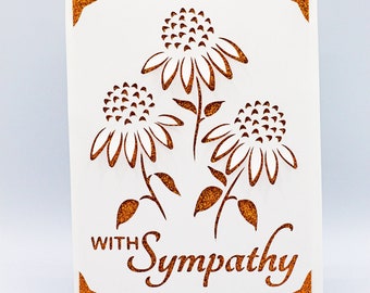 Sympathy Card SVG, Bereavement, Condolence, Mourning, Cut File for Cricut, Silhouette