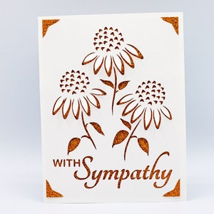 Carte de sympathie SVG, deuil, condoléances, deuil, fichier de coupe pour Cricut, Silhouette