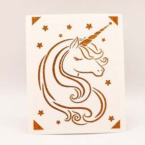 Unicornio svg, Cabeza de Unicornio, Tarjeta de Unicornio, Archivo de Corte para Cricut