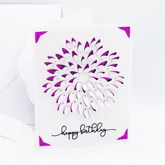 Pop Up Mum Card SVG, Happy Birthday, Cut file for Cricut