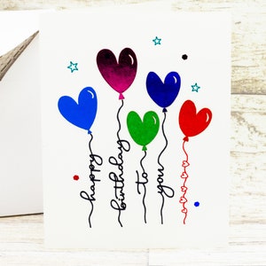 Birthday Balloons SVG, Balloon Strings that say Happy Birthday to You, Cut file for Cricut