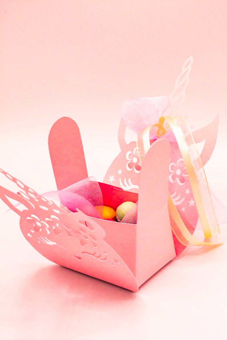 Unicorn SVG Treat Box Candy Box Party Favor Cut File for - Etsy