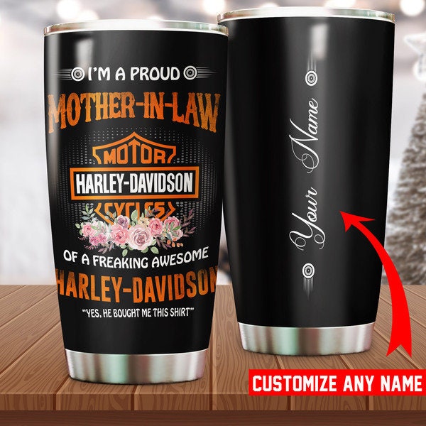 harley davidson wine tumbler