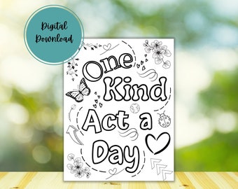 One Kind Act a Day Malseite