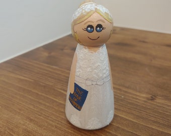 Baptism Peg Doll
