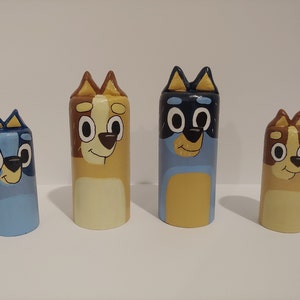 Bluey Family Peg Doll Set