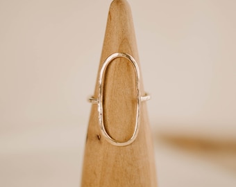 14k Gold Filled Open Oval Ring