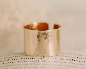 14k Gold Filled Open Cuff Ring