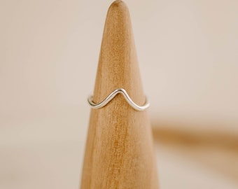 Sterling Silver Wavey Stacking Ring