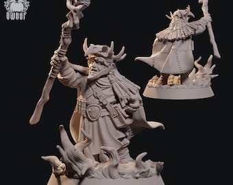 Halfling Druid - Drunken Dwarf Miniatures