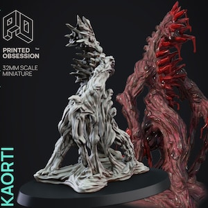 Kaorti - Creatures from behind the Veil by Printed Obsession, 3D printed resin miniatures