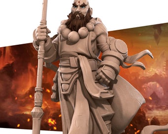 Monk - Bullet Hell Heroes by Bite the Bullet 3D Printed Resin Miniature
