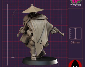 Sacerdote Francotirador - El Santo Shogunato, Ejércitos Cenizos de Bite the Bullet, Miniaturas de Resina
