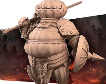 Caballero Cebolla - Bullet Souls 2 de Bite the Bullet Miniatura de resina impresa en 3D