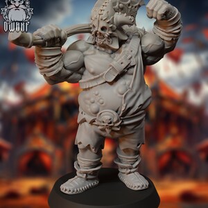 Infected Strongman - The Infected Circus by Drunken Dwarf Miniatures