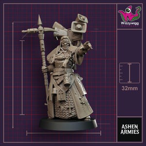 War Prophet - Bleeding Procession by Ashen Armies, Resin Miniature