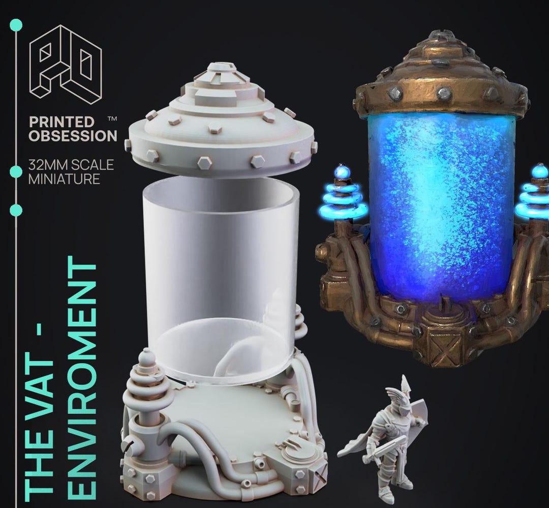 Vat Lab Vat - Frankenstein's Lab by Printed Obsession, 3D Printed Resin ...