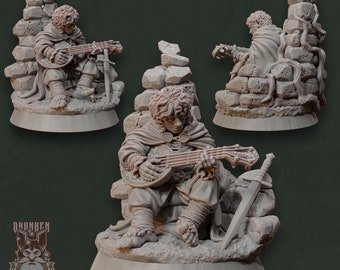 Halfling Bard - Drunken Dwarf Miniatures