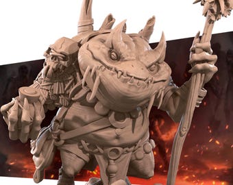 Slaad - Iconic Monsters by Bite the Bullet 3D Printed Resin Miniature
