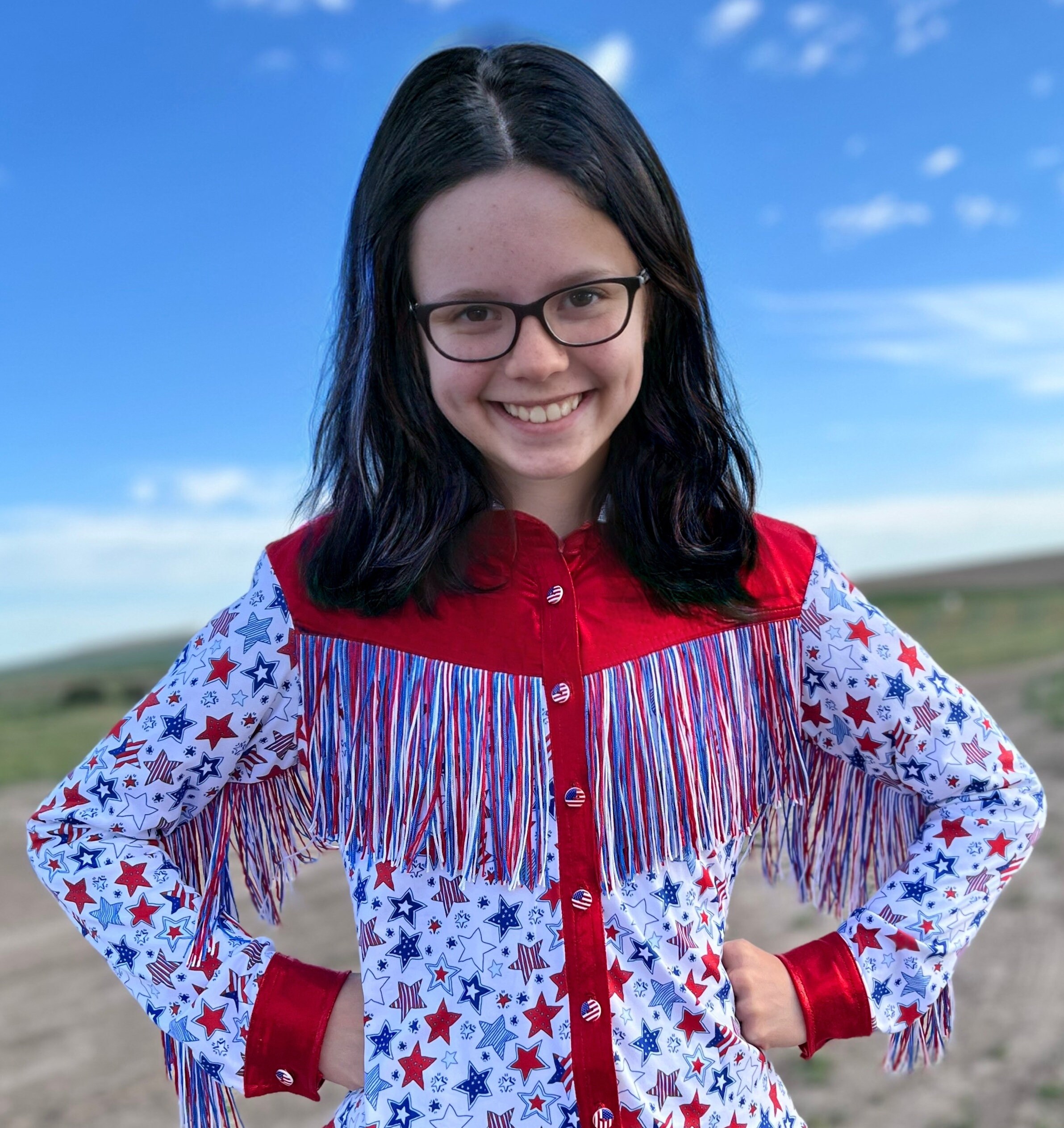 Patriotic Fringe Top - Etsy