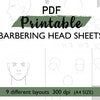 Blank Hair Cutting Head Sheets - Il 100x100.3265235806 D36e