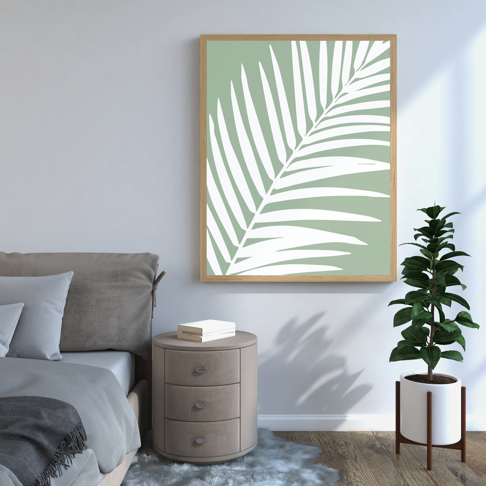 Sage Green Decor Boho Wall Art Botanical Printable Art - Etsy