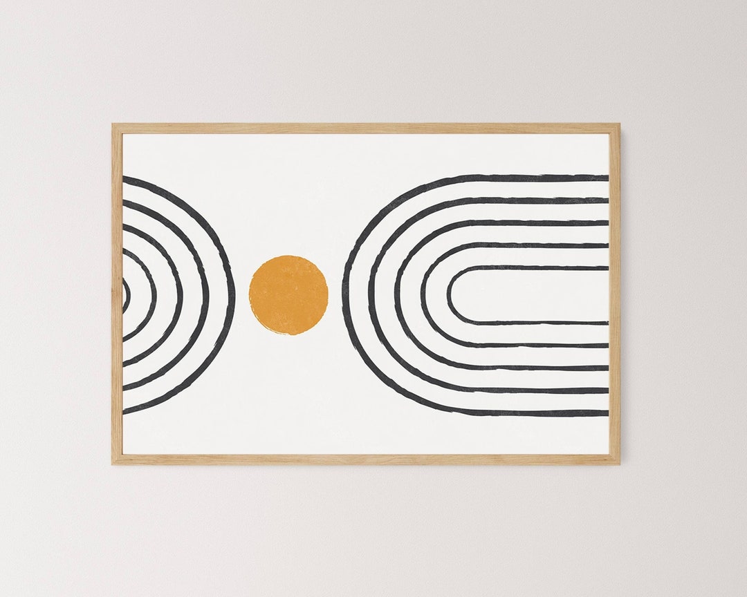 Art for Frame TV Art for Samsung Frame TV Mid Century Etsy