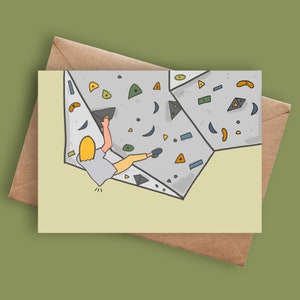 Bouldering folding card (3 variants)