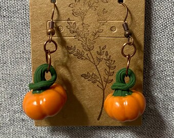 Pumpkin Earrings