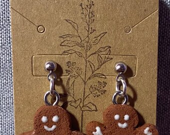 Gingerbread cookie Earrings