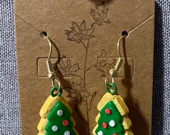 Sugar cookie tree Earrings