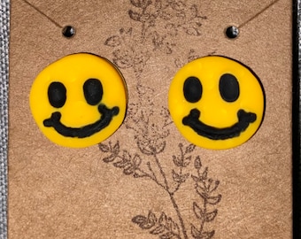 Smiley Face Studs